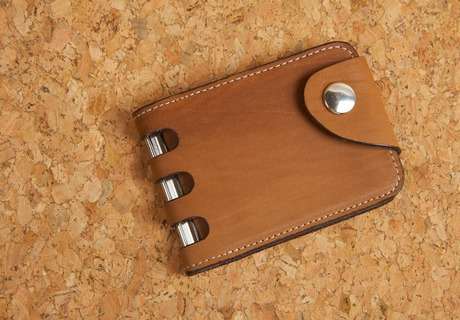 Leather Banknote Clip «W»